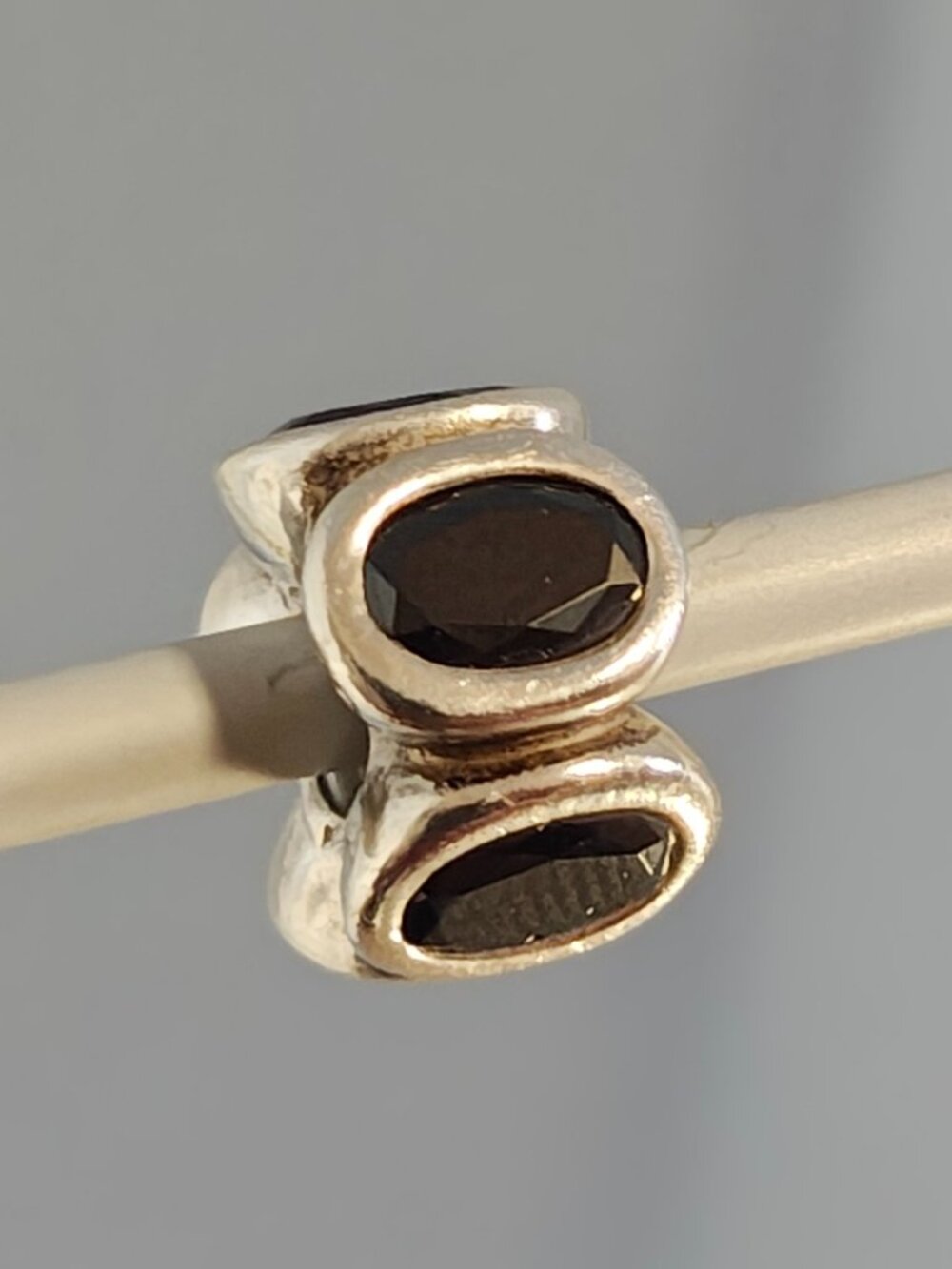 Authentic Pandora Retired Black Oval Lights Charm with Black Zirconia – 790311CZ